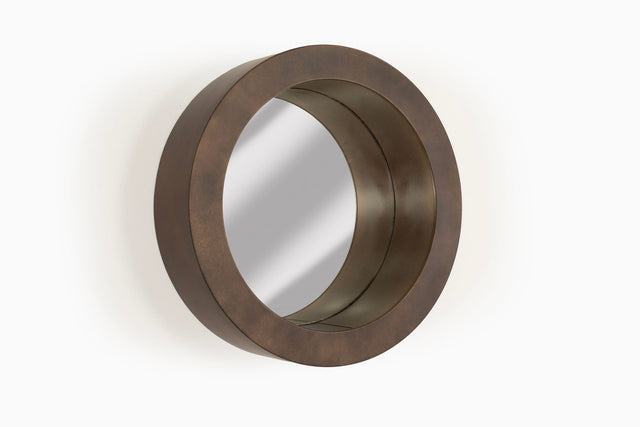 Curtis Jere Porthole Wall Mirror 1970c.
