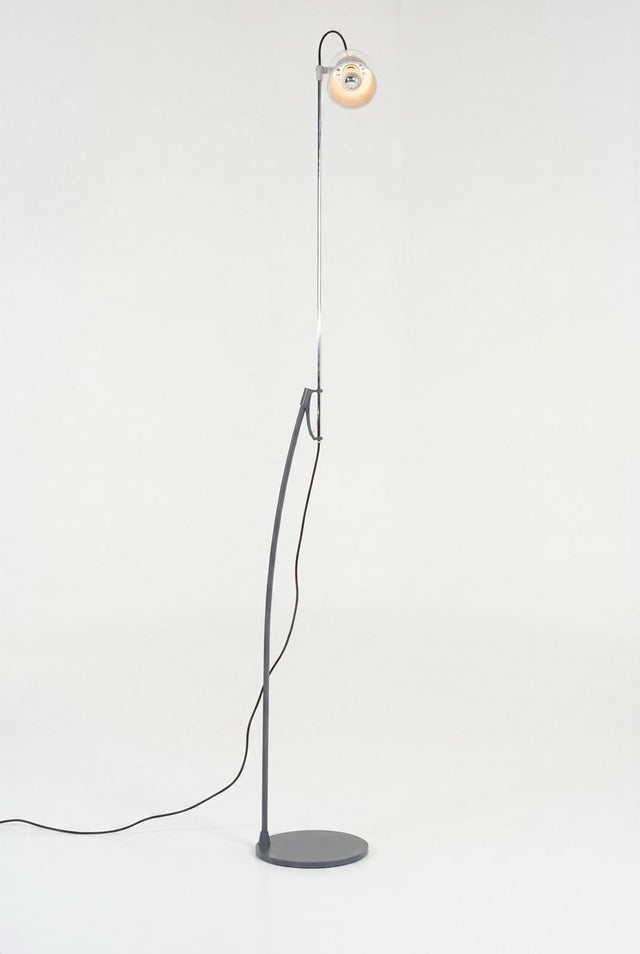 Enzo Mari for Artemide Alfiere adjustable floor lamp Italy, 1985