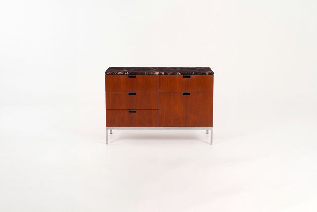 Florence Knoll Teak and Marble Credenza, 1965c.