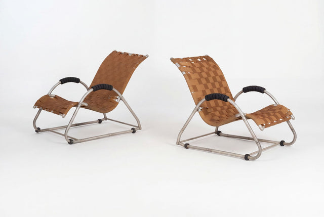 Warren McArthur South Hampton Model 635 Lounge Chairs, 1935