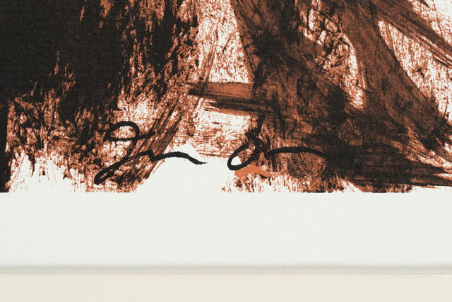 Jim Dine – Botanical, Offset Lithograph in Sepia, 1979