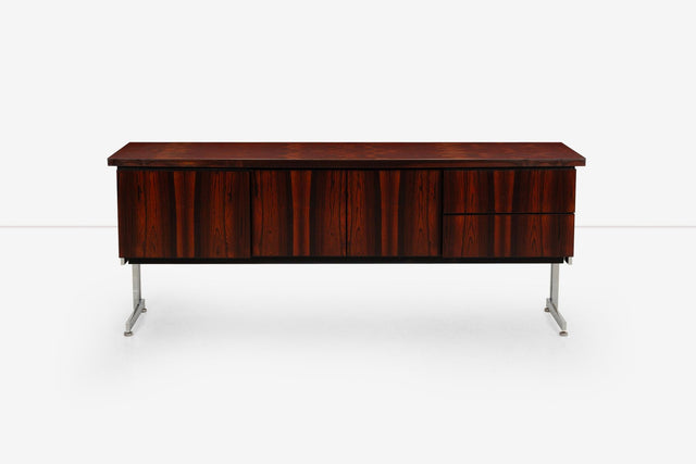 Hugh Acton Rosewood Credenza Cantilever International Design