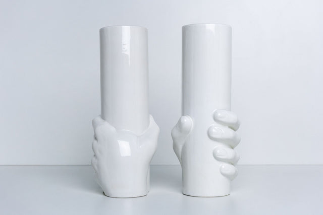 Pair of Raymor Hand Vases