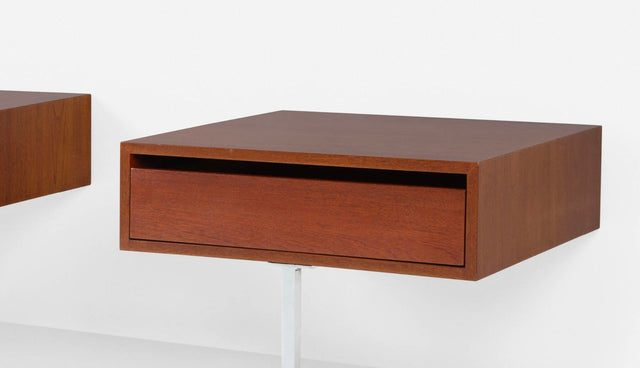 Custom Florence Knoll Teakwood Nightstands model 575, for Knoll Associates USA, 1955