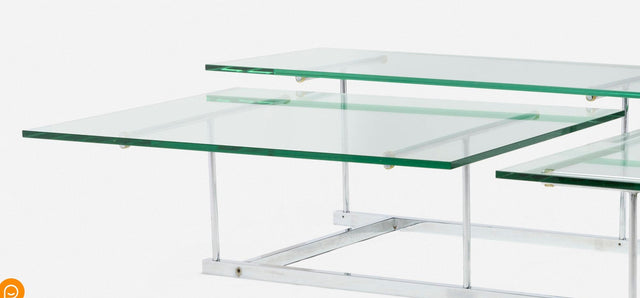 Gerald McCabe  Rare Multi-Plane Coffee Table 1981