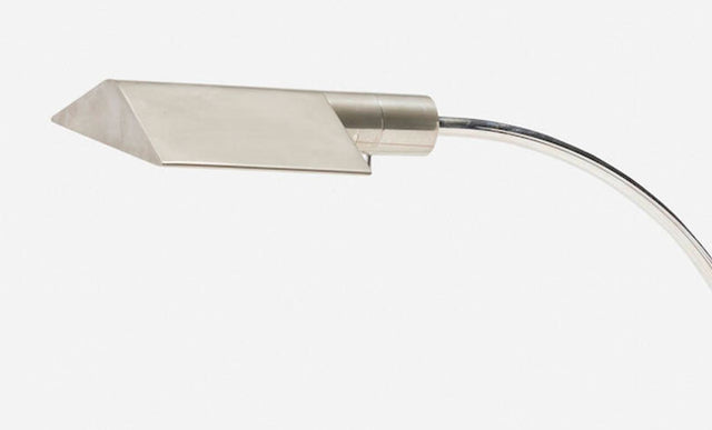 Cedric Hartman Pair of Stainless Steel and Chrome Table Lamps, 1970 c.
