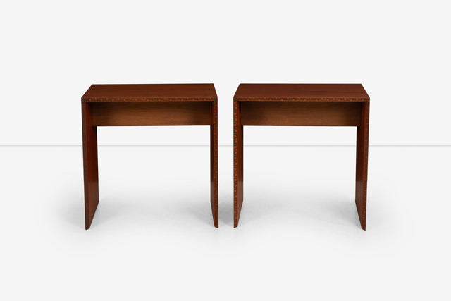 Pair of Frank Lloyd Wright End or Side Tables