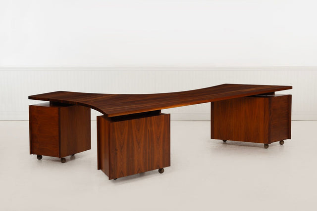 Vladimir Kagan Personal Custom Partner’s Desk, Kagan-Dreyfuss, New York 1950