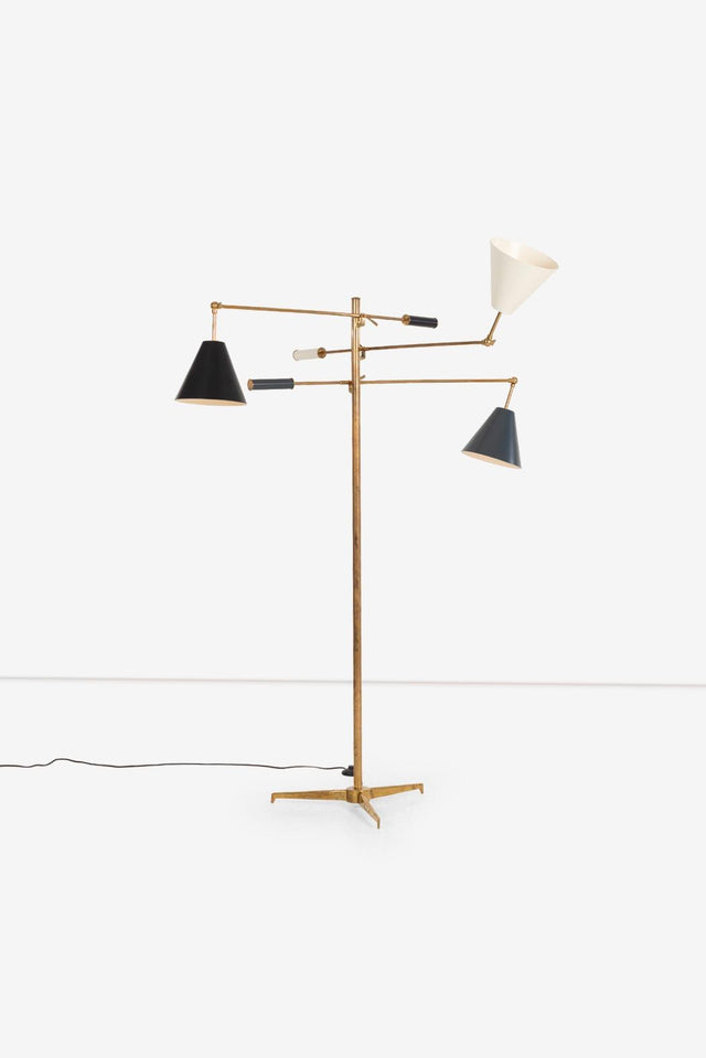 Angelo Lelii for Arredoluce Triennale Floor Lamp, model 12128 Italy, c. 1947