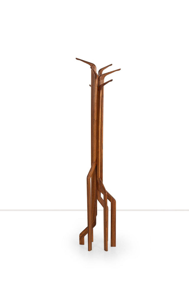 Charles B. Cobb Coat Stand, 1978 Medium Walnut