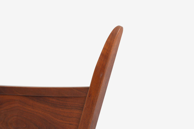 George Nakashima for Widdicomb, Queen Headboard in Oiled Black Walnut, 1958