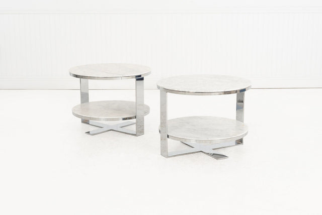 Pair of Eileen Side Tables by Antonio Citterio for B&B Italia, 2003