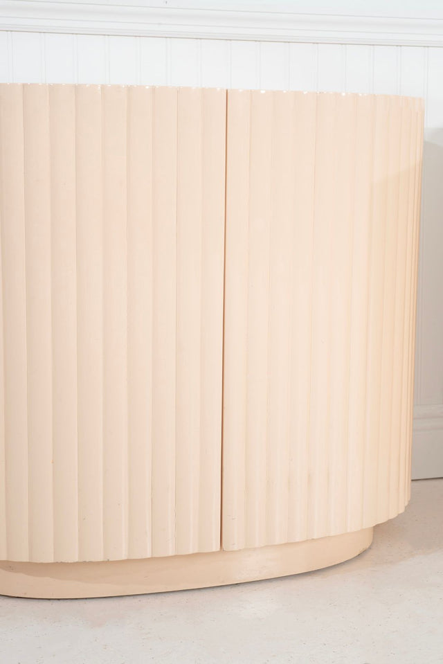 Pair of Fluted Nightstands by Interior Crafts 1989