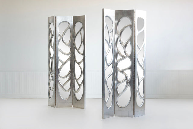 Phillip Lloyd Powell Studio Mirrored Screens, c. 1975