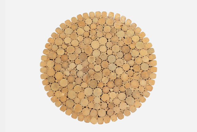 John McGuire “Sheaf of Wheat” End Table 1975c.
