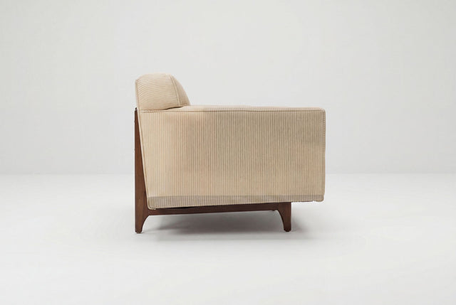 Edward Worley for Dunbar Bracket Back Sofa 1955