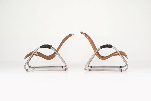 Warren McArthur South Hampton Model 635 Lounge Chairs, 1935