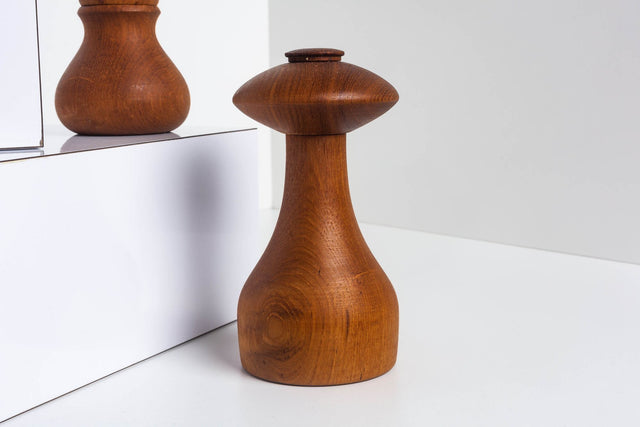 Five Teak Peppermills by Jens Quistgaard for Dansk