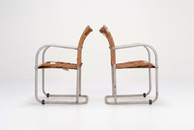 Pair of Warren McArthur Style No. 612 Tennis Chairs ,1935