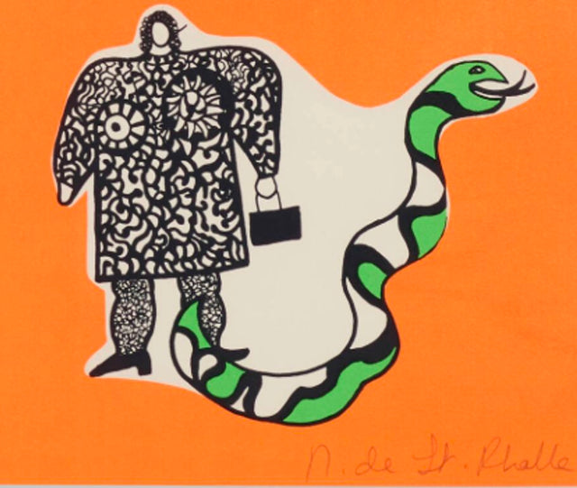 Niki de Saint Phalle Remember? Screenprint in Colors