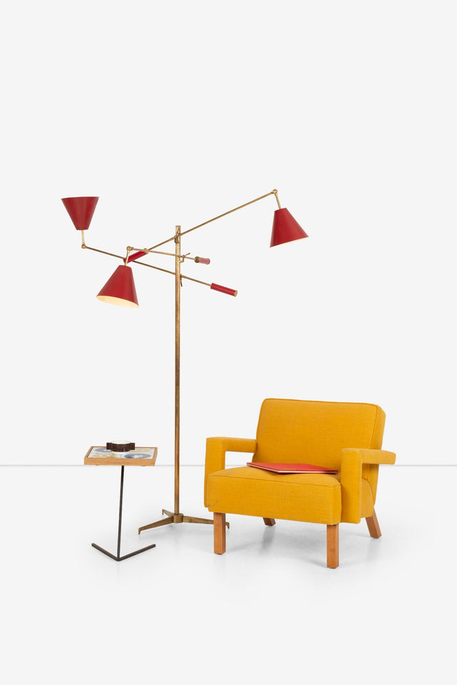 Angelo Lelli for Arredoluce Triennale Floor Lamp