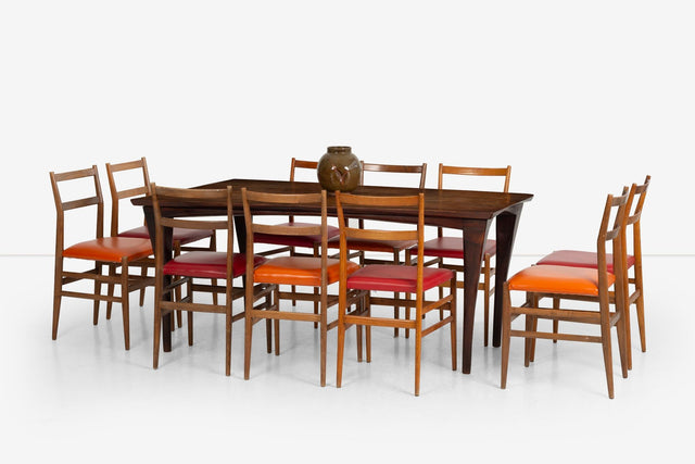 Gio Ponti Leggera Chairs Set of Ten for Cassina