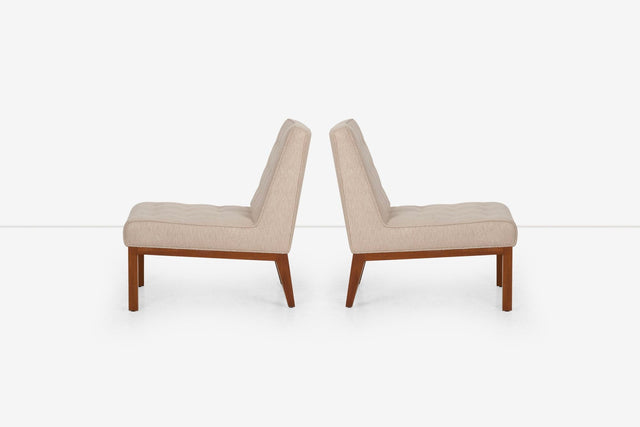 Edward Wormley for Dunbar Pair of Slipper Chairs 1950,s