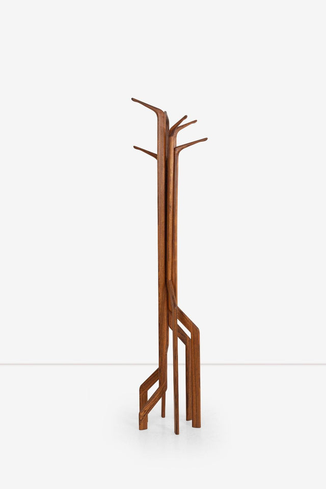 Charles B. Cobb Coat Stand, 1978 Medium Walnut