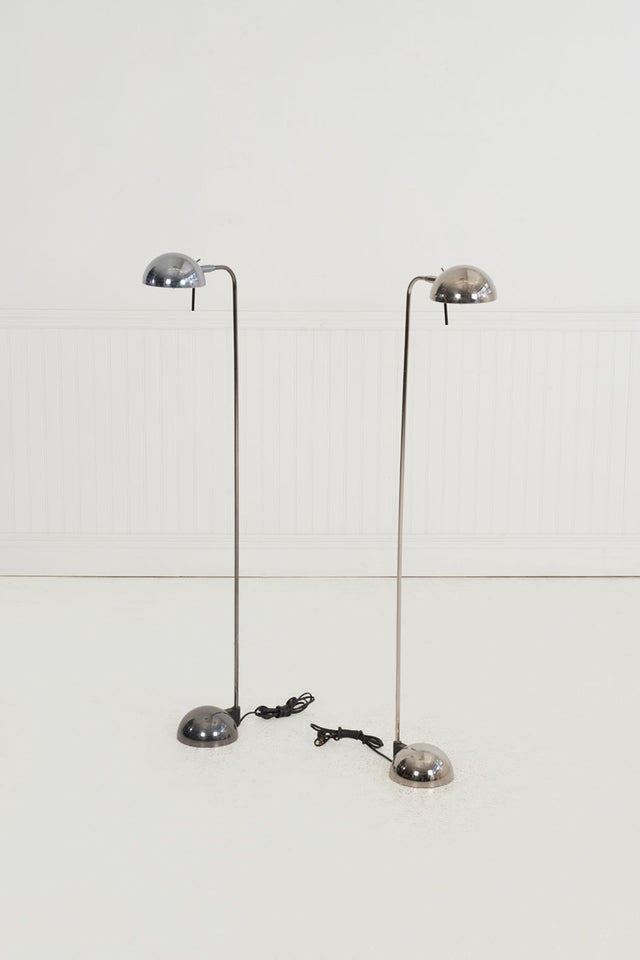 Pair of Floor Lamps by Robert Sonneman for George Kovacs, USA, 1987