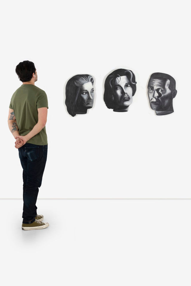 Ken Warneke Face Painting "Male looking Forward"