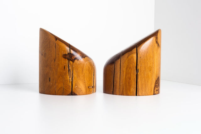 Don Shoemaker Hand-Carved Cocobolo Bookends