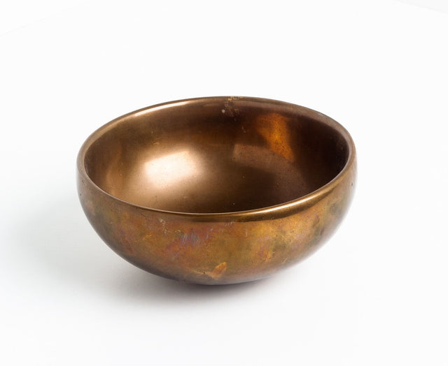 Alma Allen Solid Bronze Footed Bowl