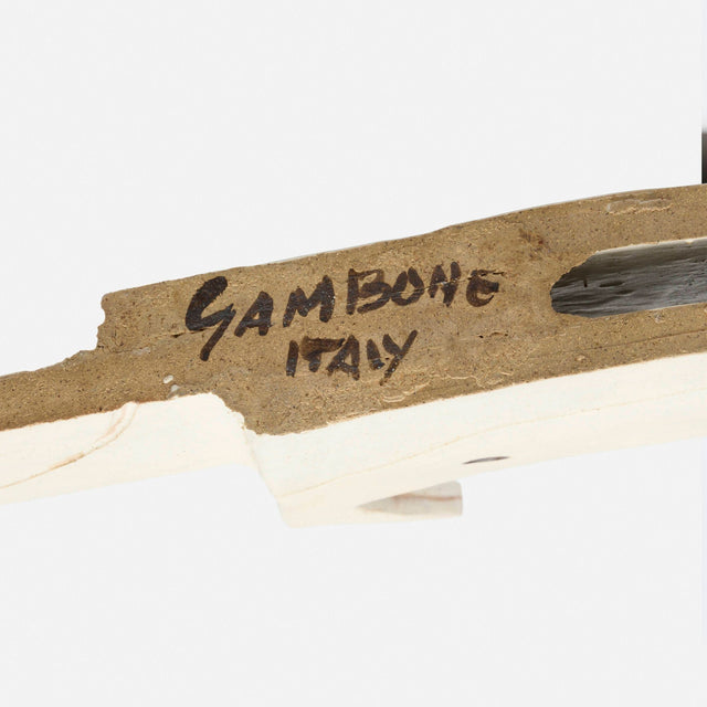 Bruno Gambone Monumental Dog Sculpture in Glazed Earthenware 1970