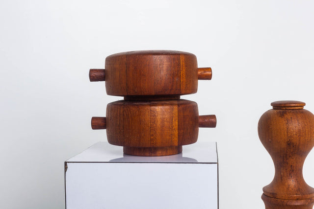 Five Teak Peppermills by Jens Quistgaard for Dansk