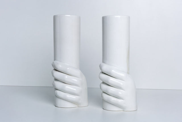 Pair of Raymor Hand Vases