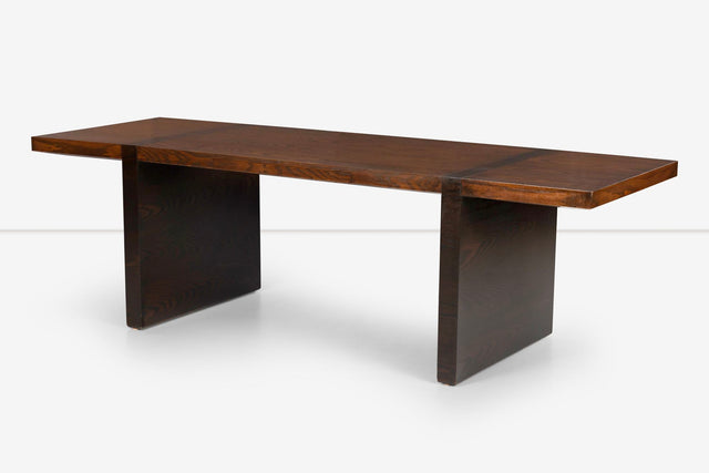 Roger Lee Sprunger for Dunbar Desk in Two-Toned Oakwood