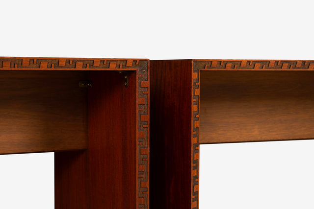 Pair of Frank Lloyd Wright End or Side Tables