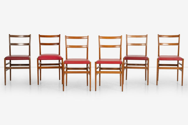 Gio Ponti Leggera Chairs Set of Ten for Cassina