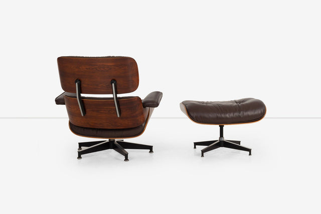 Charles Eames for Herman Miller Rich Grained Rosewood 670 and 671 Lounge chair and Ottoman 1960