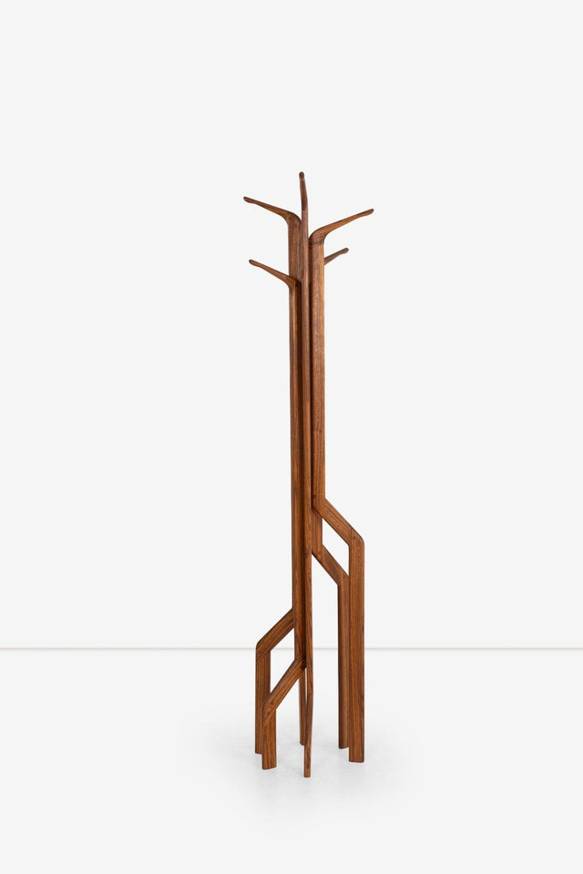 Charles B. Cobb Coat Stand, 1978 Medium Walnut