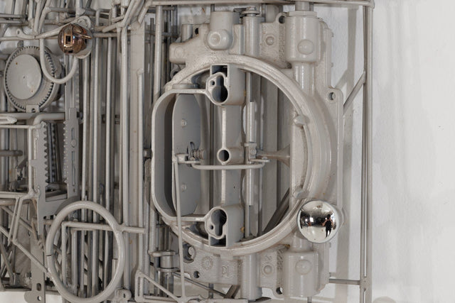 Max Neufeldt Metal Collage – Assemblage Sculpture