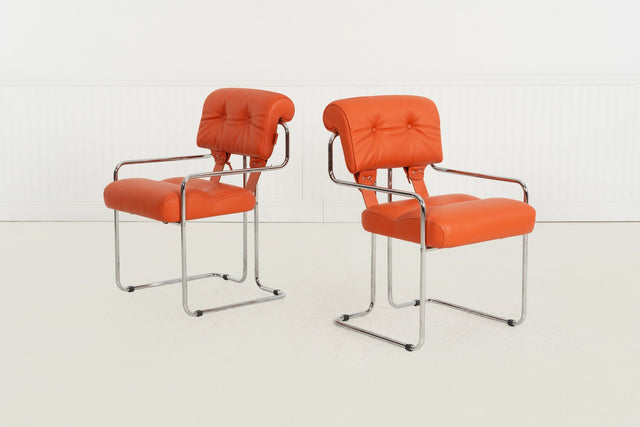 Guido Faleschini for i4 Mariani Tucroma Dining Chairs, Set of Six, Italy, 1971