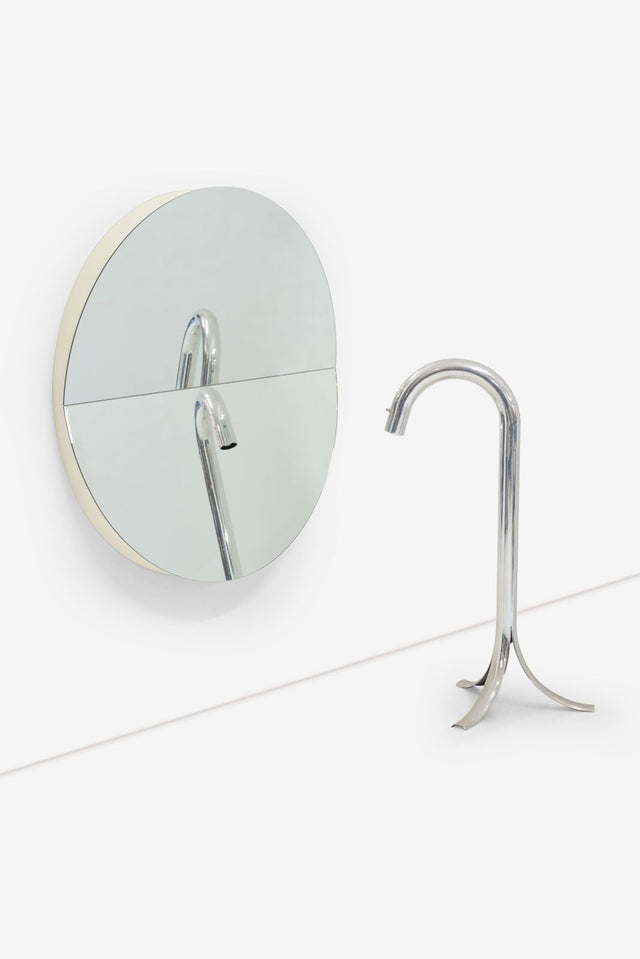 Neal Small Round Split Wall Mirror