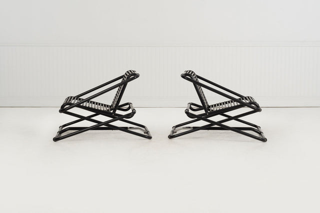 Ron Arad Pair of Rocking Chairs for One-Off, United Kingdom, 1981