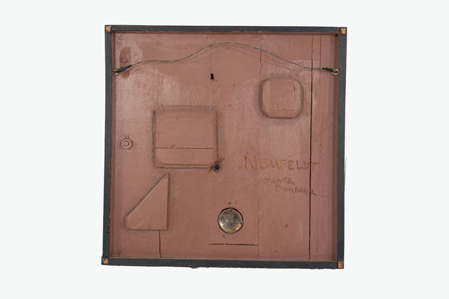 Max Neufeldt “Assembledge” Mixed-Media Assemblage, 1975