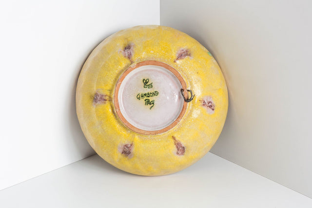 Guido Gambone Yellow Bowl