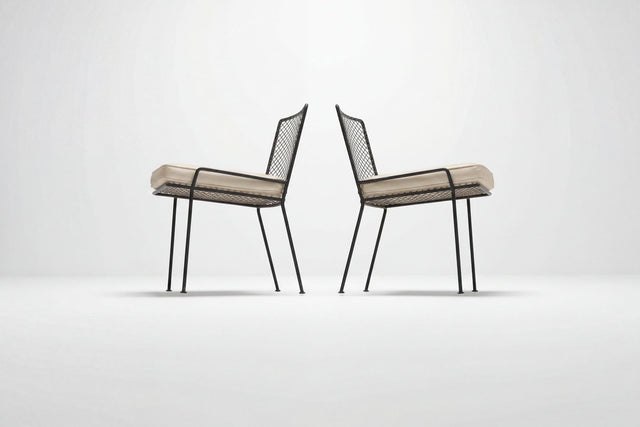 Original Pair of Van Keppel-Green Expanded Metal Series Chairs, Model 872, 1953