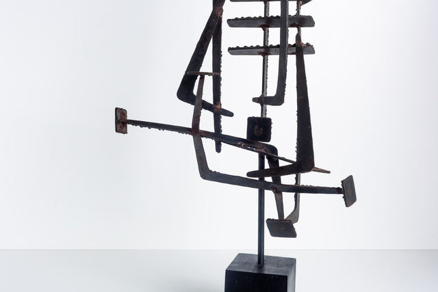 Studio Forged Metal Sculture