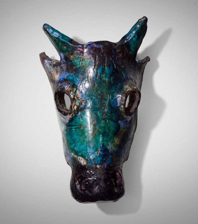 Henrik Allert Horse Head Wall Sculpture Sweden, 1995c.