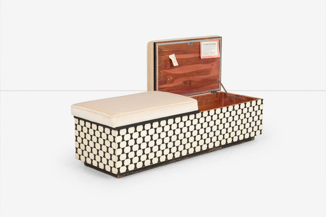 Milo Baughman Storage Bench